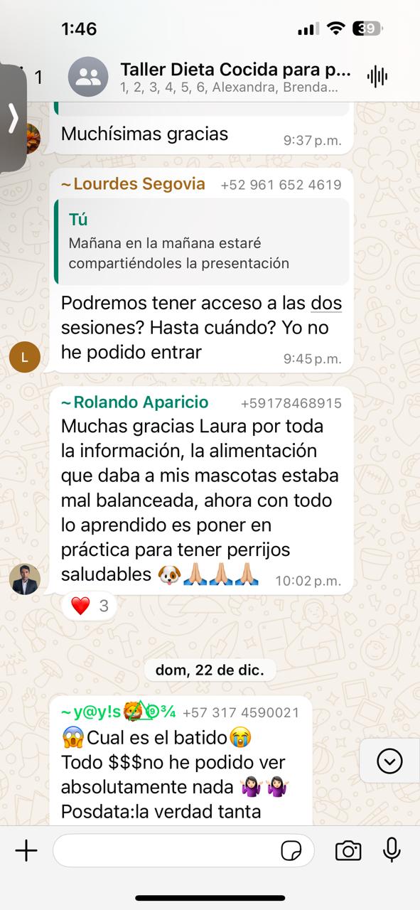 Porciones balanceadas semanales